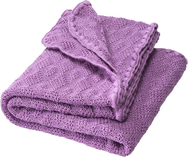 WOLL-BABYDECKE Baby & Kinder - 100% Bio-Merino – kuschelig weich & warm - 80 x 100 cm - nachhaltig &