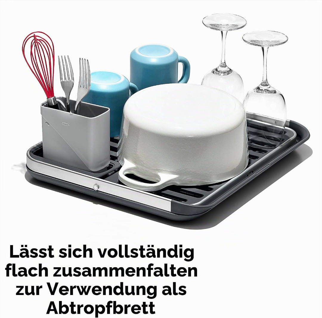 OXO GG FOLDING DISH RACK Aluminium Foldable, Aluminium Foldable