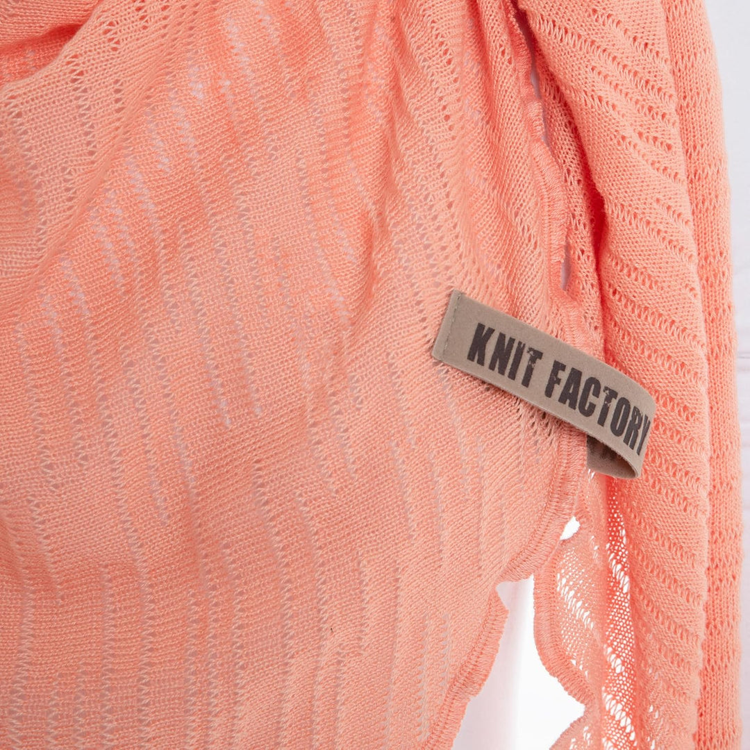 KNIT FACTORY - José Dreieckstuch - Dreieckstuch Damen - Fein Gestrickter Damen Schal - Halstücher fü