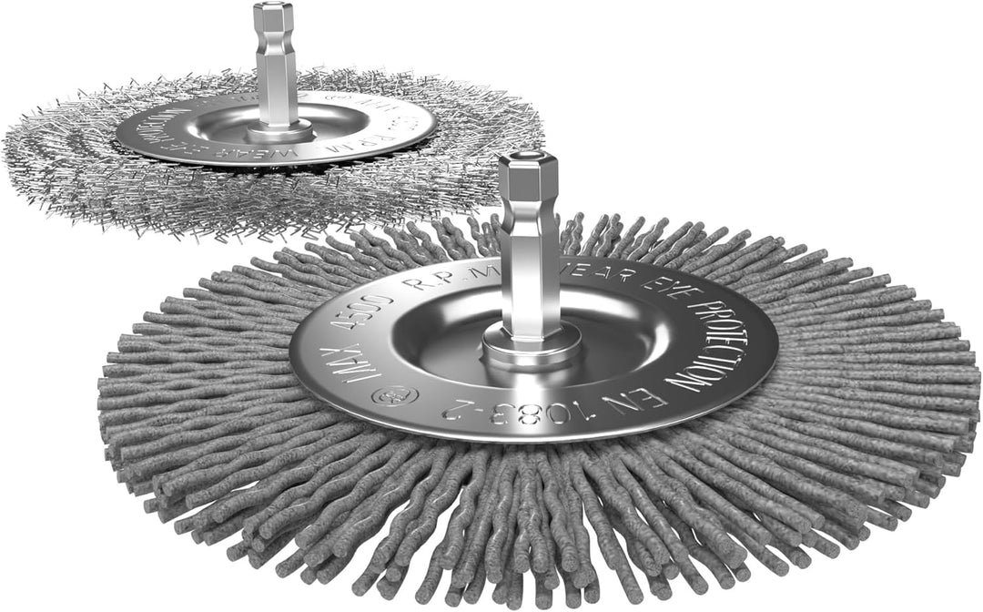 Fugenbürsten Nylon Metall 2er Sets (Fugenbürste 1x Nylon / 1x Metall) Fugenbürste 1x Nylon 1x Metall