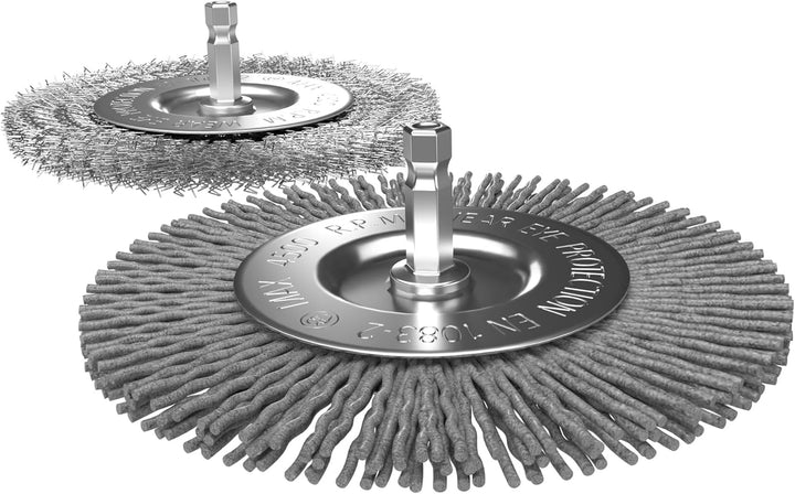 Fugenbürsten Nylon Metall 2er Sets (Fugenbürste 1x Nylon / 1x Metall) Fugenbürste 1x Nylon 1x Metall
