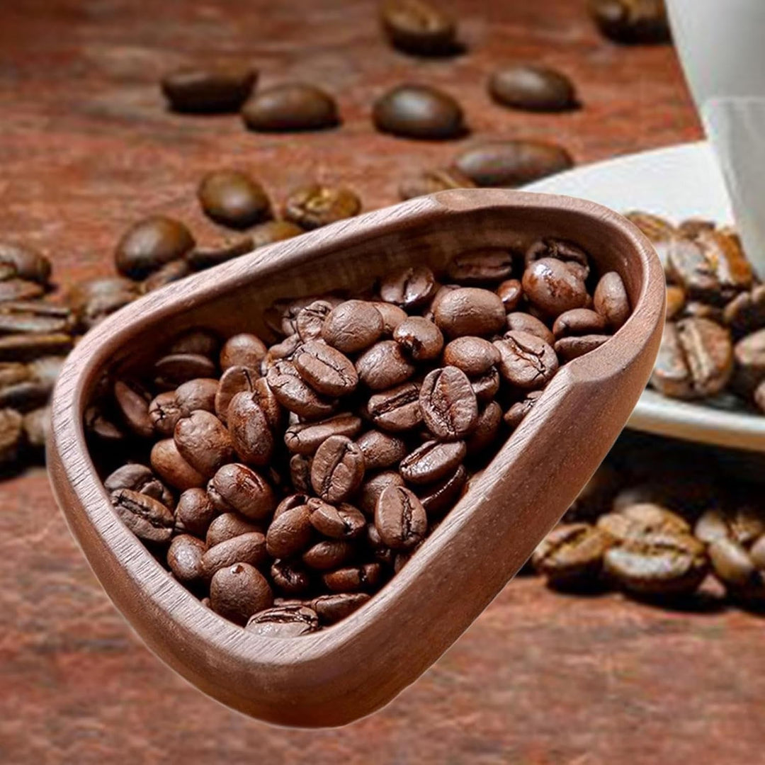 Kaffeebohnenschale aus Holz, Kaffeebohnen-Dosierbecher, Teezubehör, Mehrzweck-Kaffeebohnenbehälter m