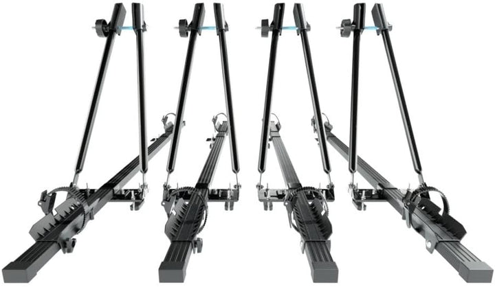 Mossa 4X Dachfahrradträger, Dachfahrradhalter mit Stahlbalken - BR9546