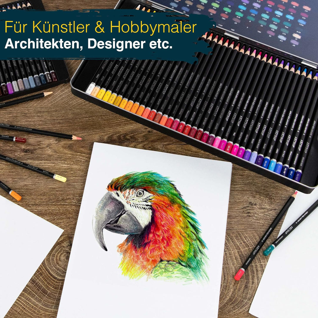 Artina Expertilo XL Buntstifte Set 72er Professionell - FSC®-zertifiziertes Stifte Set Farbstifte br