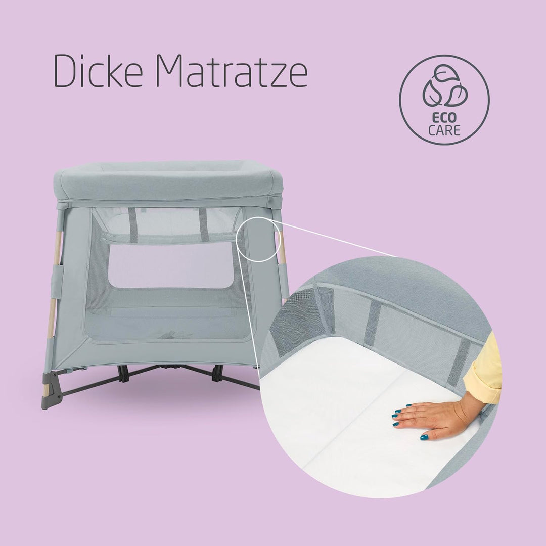 Maxi-Cosi Swift 3-in-1 Reisebett Baby, Babywiege, 0–3,5 Jahre, bis zu 15 kg, Reisebett höhenverstell