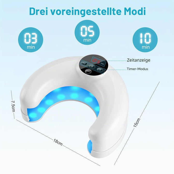 Lichtgerät zur Nagelpilz-Reinigung der 2. Generation für mehrere Zehen- und Fingernägel, Nagelrepara