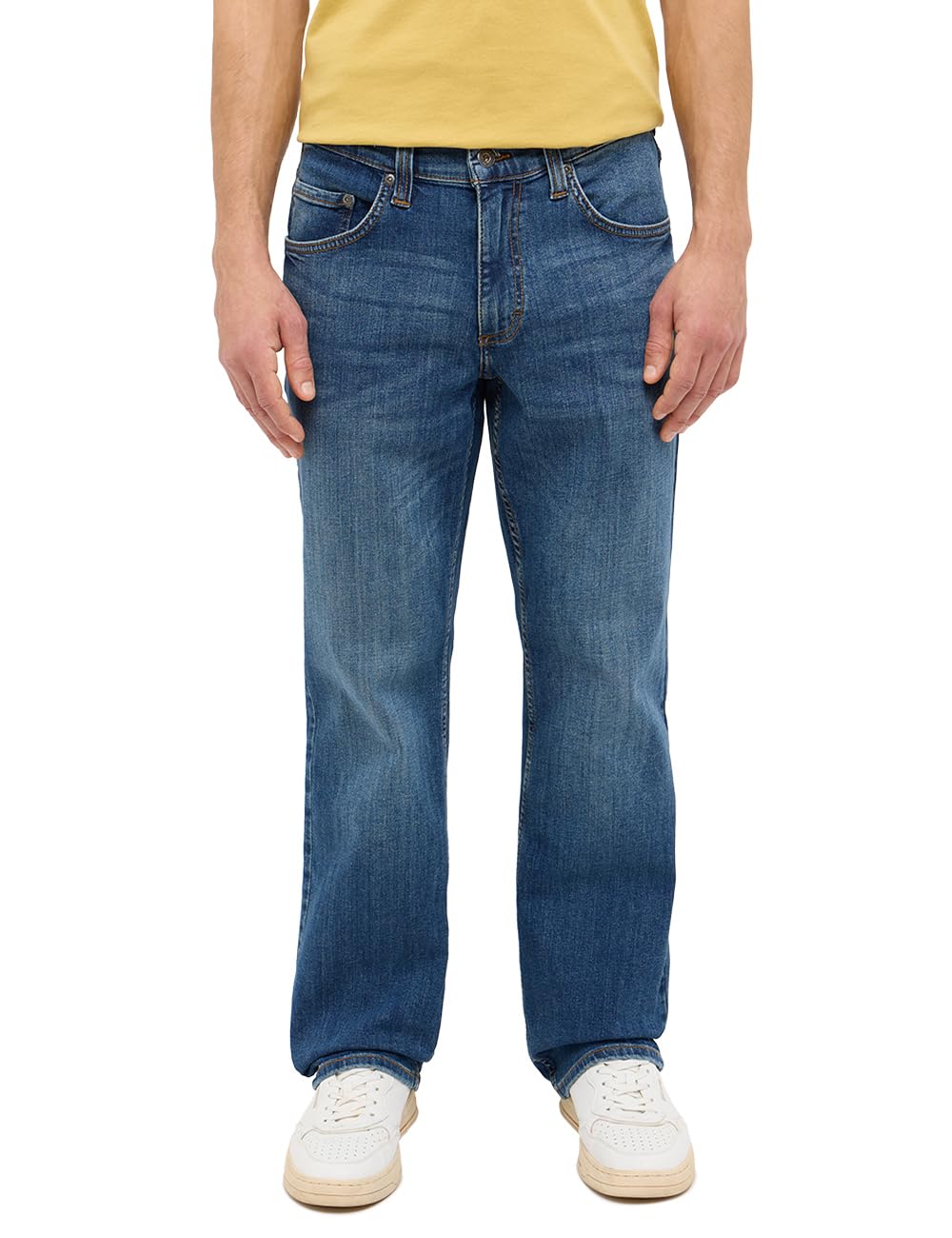 MUSTANG Jeans Herren Stretch Big Sur Regular 32W / 34L Blau, 32W / 34L Blau