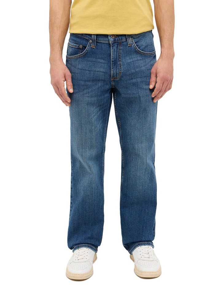 MUSTANG Jeans Herren Stretch Big Sur Regular 32W / 34L Blau, 32W / 34L Blau