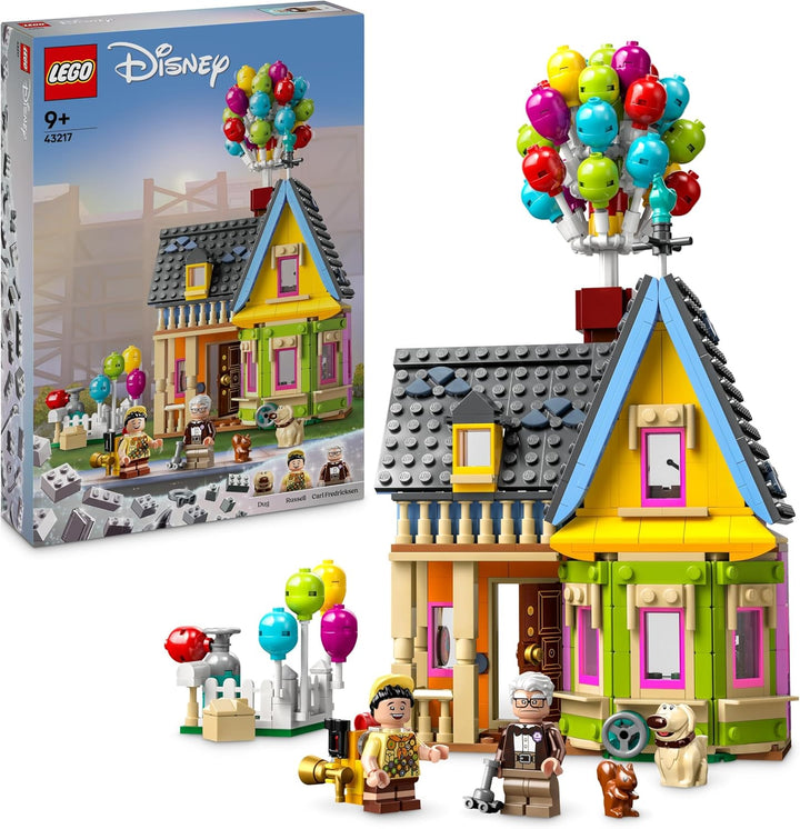 LEGO | Disney and Pixar Carls Haus aus „Oben“, baubares Spielzeug mit Luftballons, Carl, Russell und