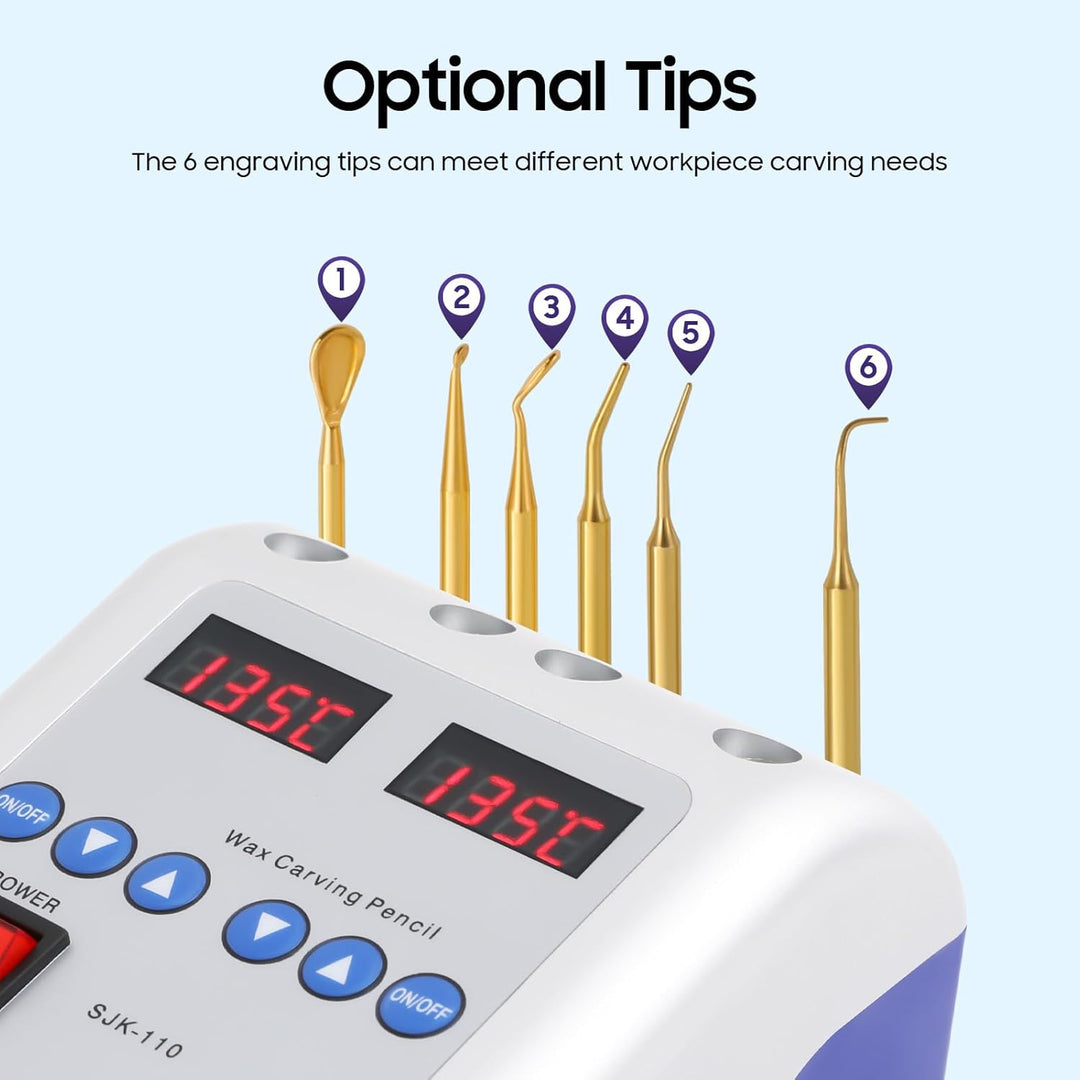 Digital Elektrisch Waxer Maschine, AC 240V 20W Modellier Dental Wachs Gerät Tranchiermesser Wachsmes