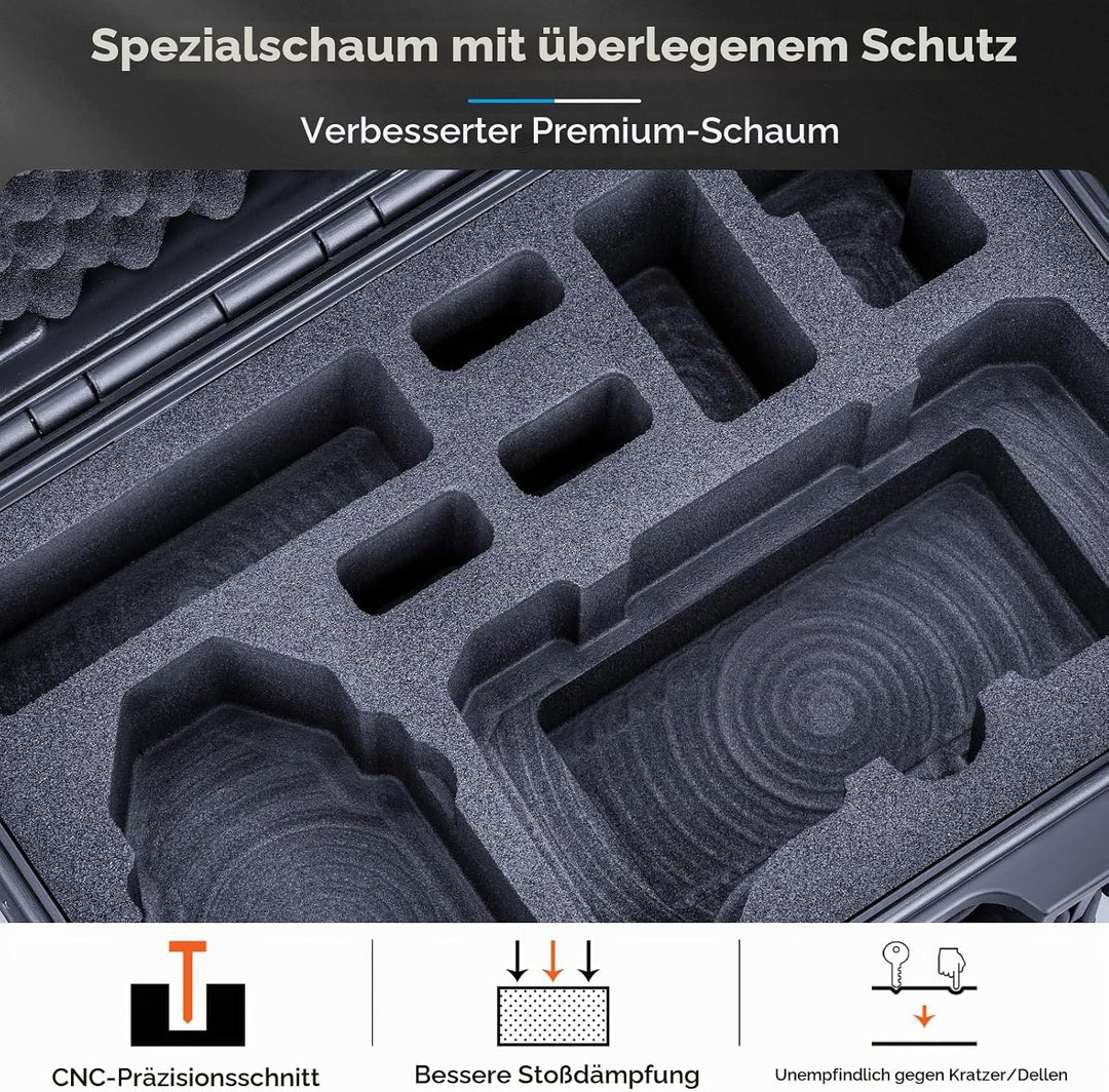 Lykus Titan AM100 Wasserdicht Tasche/Koffer/Case für Potensic Atom 2/Atom 3-Axis/Atom SE/Atom LT Fly