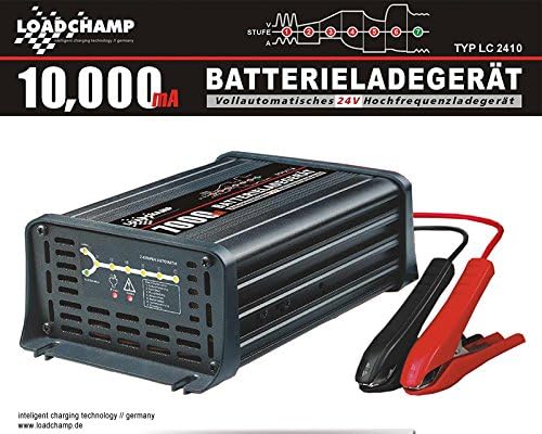 24V Ladegerät LC 2410 Blei Säure AGM Gel Calcium Batterie Automatik Ladegerät LKW Solar 10A IUoU