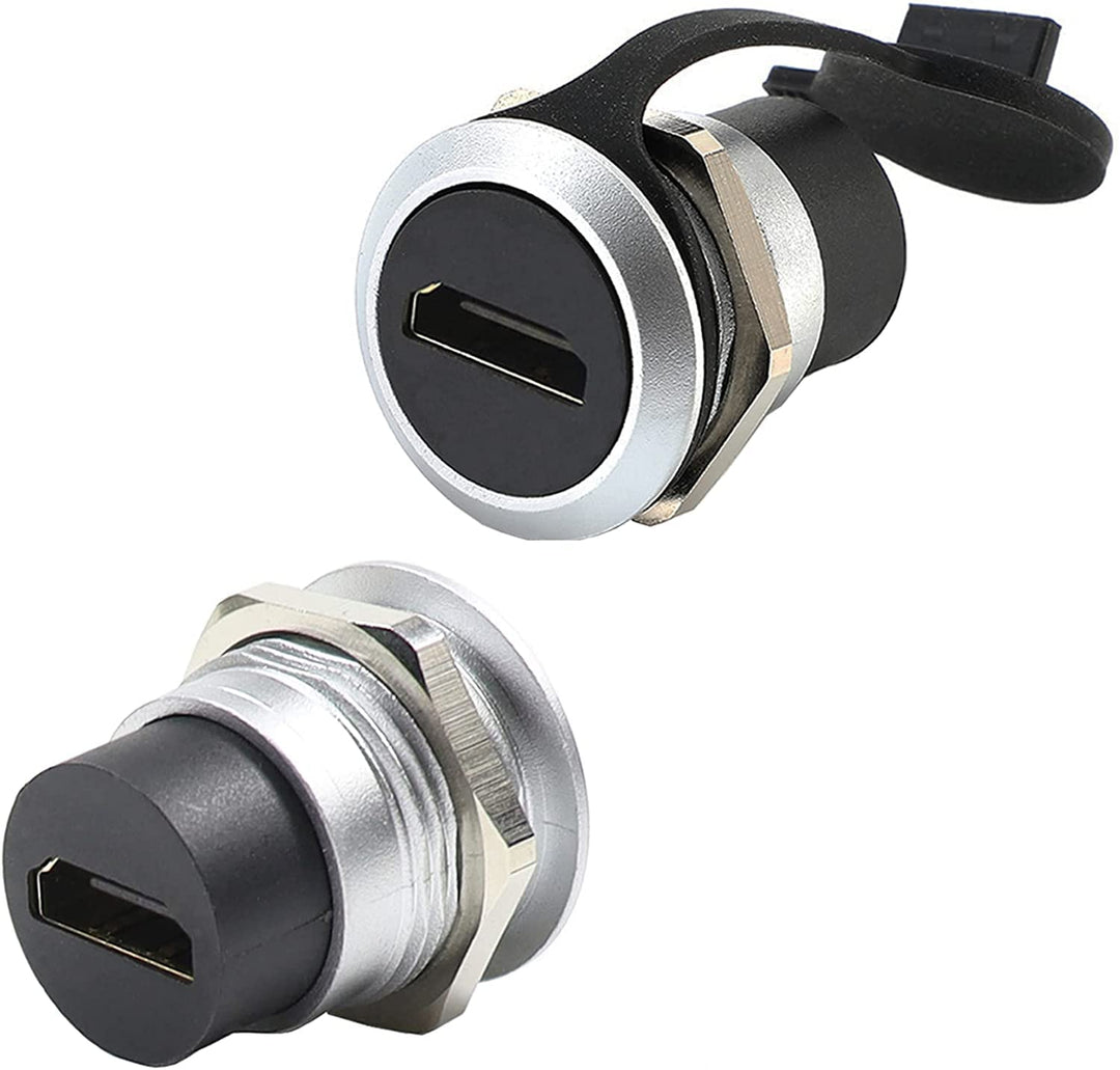 PENGLIN 2 STÜCK HDMI-Kabel Einbaubuchse, Weiblich auf Weiblich 4K-Adapter, HDMI-Durchgangsdose 4K 30