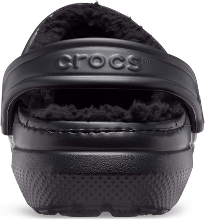 Crocs Unisex Classic Lined Clogs 33/34 EU Schwarz, 33/34 EU Schwarz