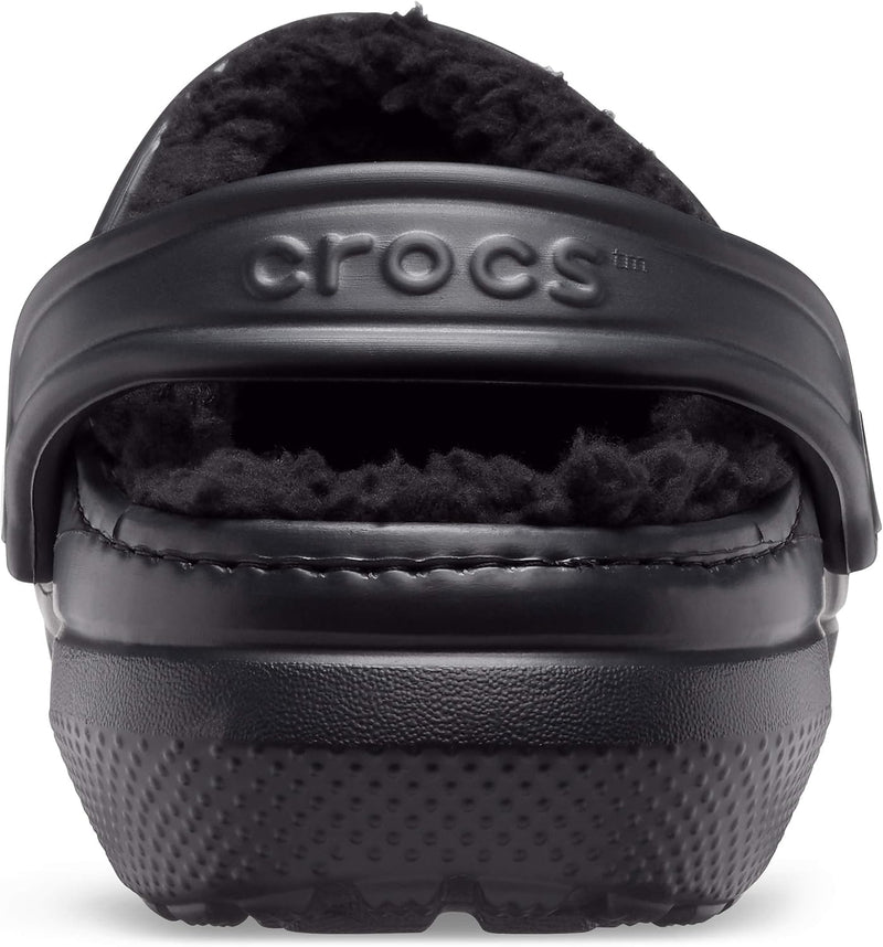 Crocs Unisex Classic Lined Clogs 33/34 EU Schwarz, 33/34 EU Schwarz
