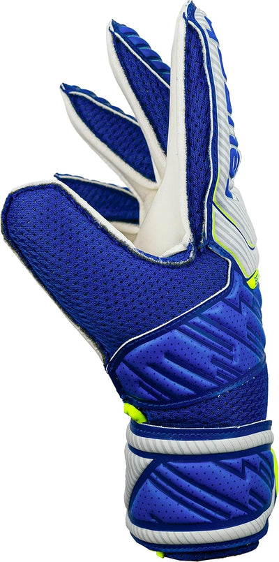 Reusch Jungen Attrakt Junior Unisex Torwarthandschuhe mit Aussennaht Schnitt und Solid Belag, Geeign