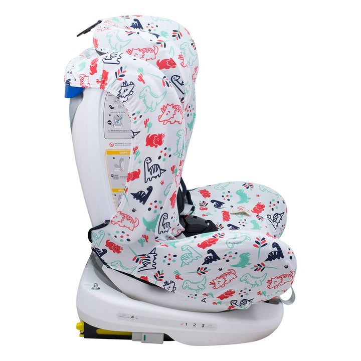 JYOKO KIDS Bezug Kompatibel mit Star Ibaby, Baby Auto Fix Noe (Dino Party), Dino Party