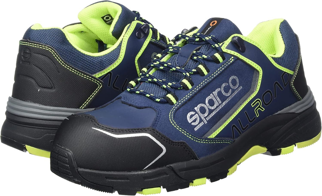 Sparco Allroad S3 SRC, Chaussures de Travail Anti-Chance Mixte, Fluo Jaune, 45 EU