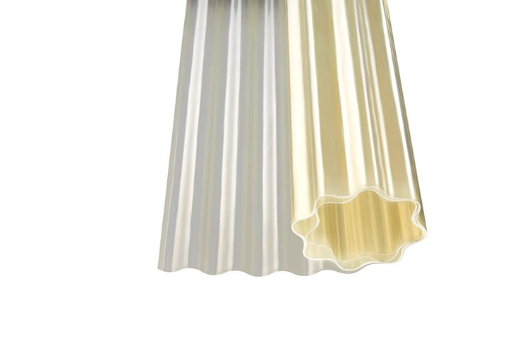 Unbekannt Polyester Wellbahn natur transparent Kurzrollen (5000 x 1500 mm), 5000 x 1500 mm