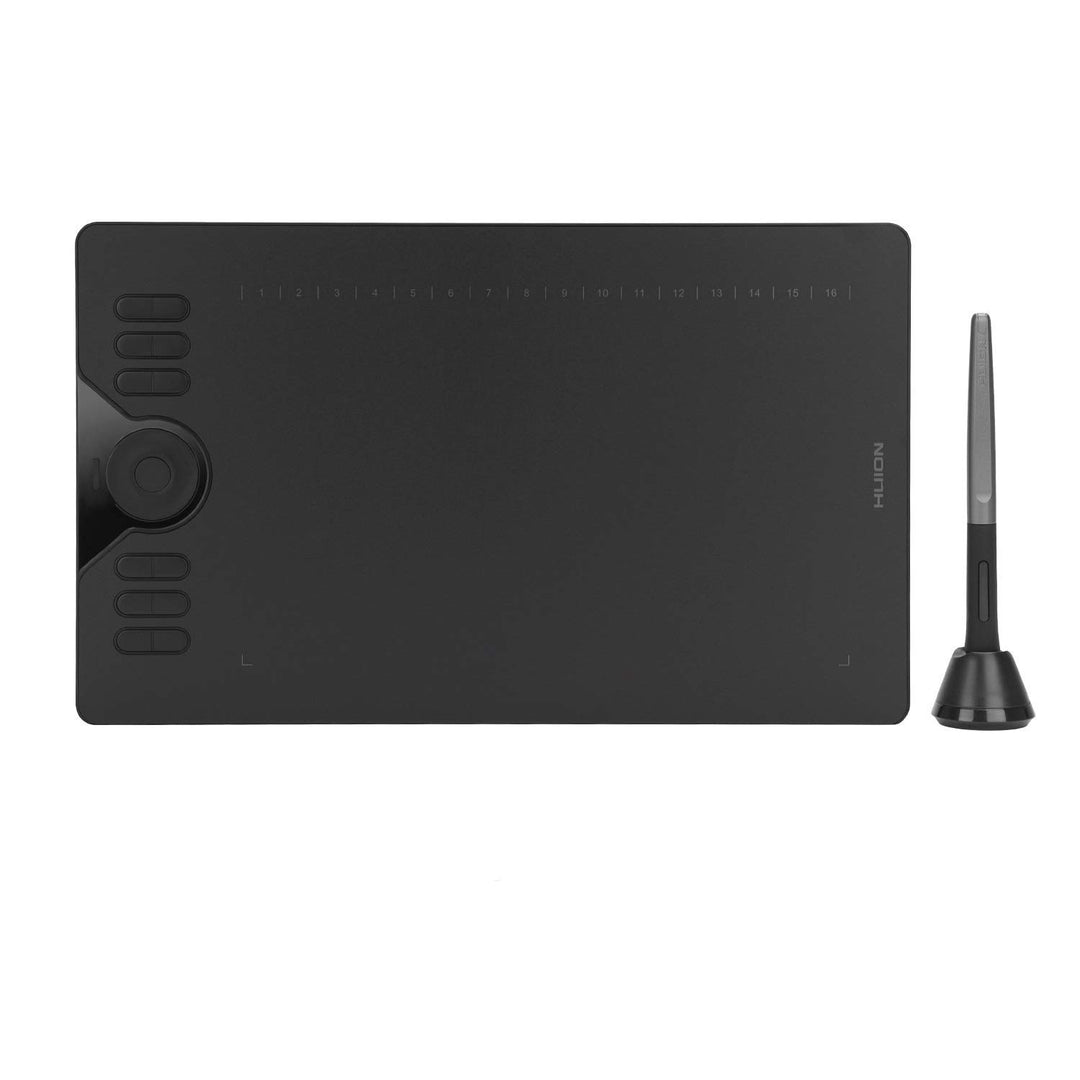 HUION HS610 Battery-Free Graphics Tablet, 12+16 Programmable ExpressKeys, 8192 Levels, 5080LPI with