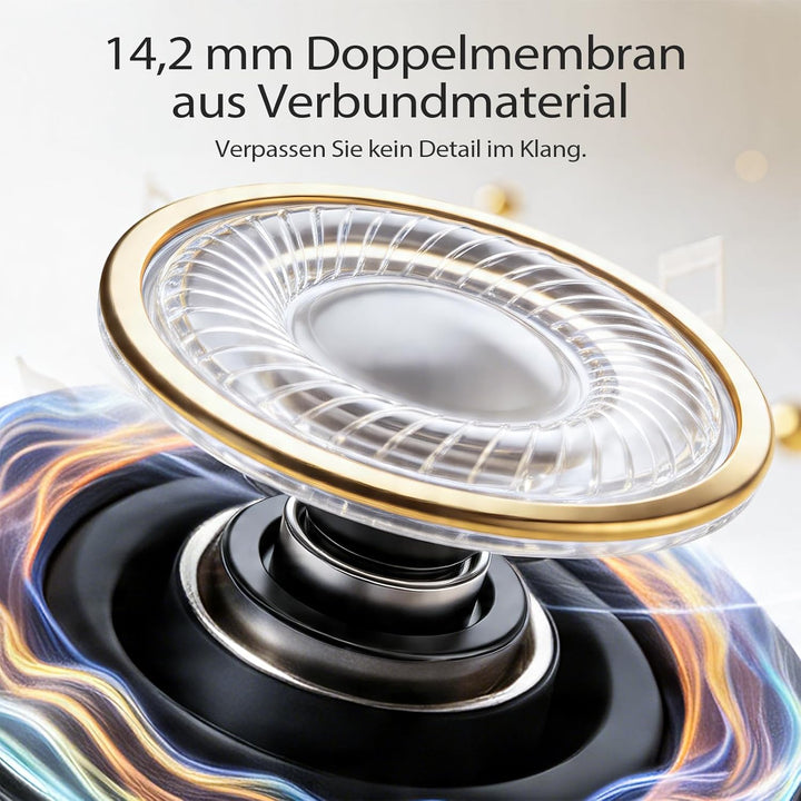 W70 Pro Bluetooth Kopfhörer In-Ear, Bluetooth 5.4 Wireless Earbuds mit HiFi-Sound, Sport Ohrhörer mi