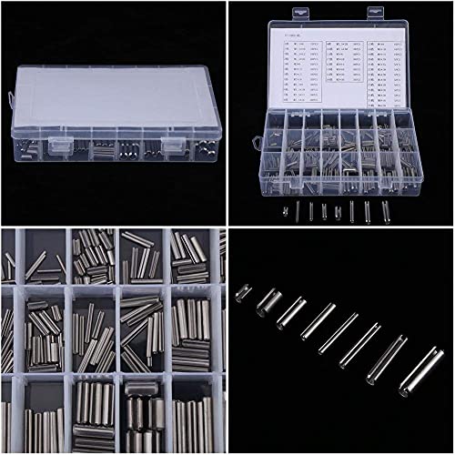 280 Stücke 304 Zylinderstift Kit Edelstahl Elastische Zylinderstift Schrank Möbel Regal Pins Unterst