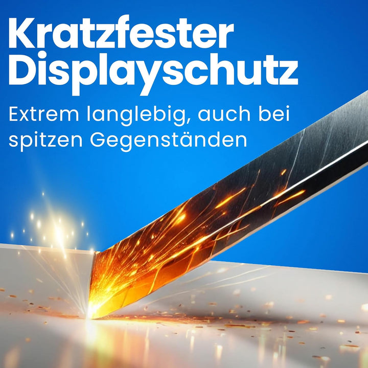 atFoliX Schutzfolie kompatibel mit Xoro MegaPad 2154 Folie, ultraklare FX Displayschutzfolie (2X)
