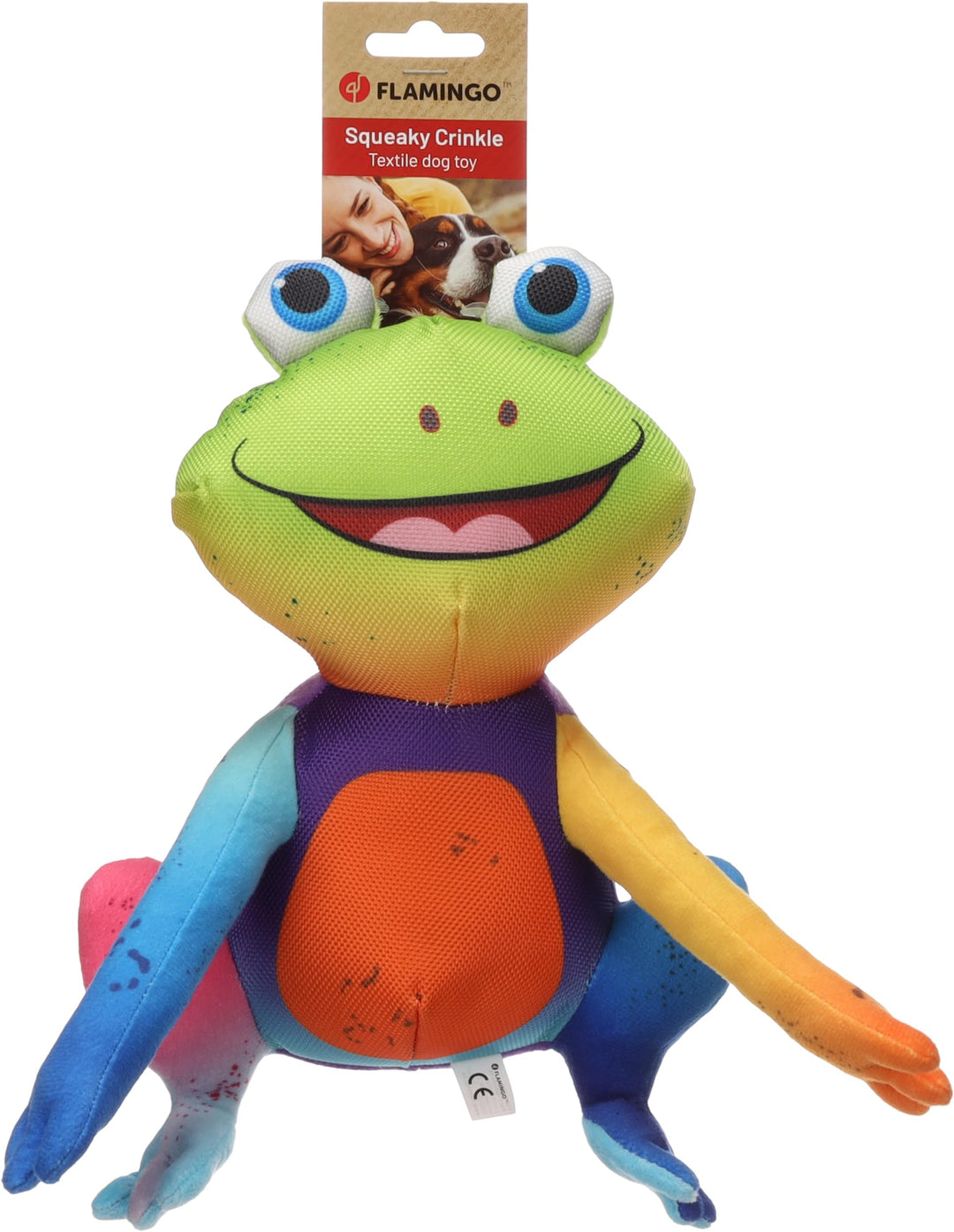 Flamingo Hundespielzeug Clora Frosch – Grün – 24 cm | Weich, verspielt & unwiderstehlich! CLORA GRÜN