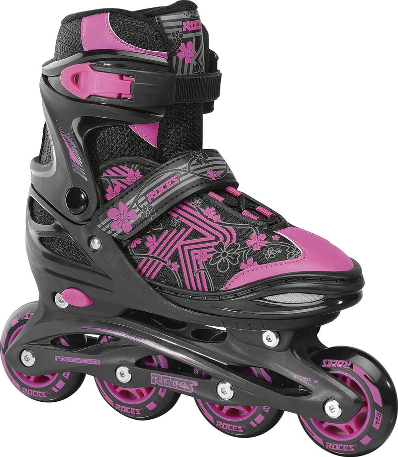 Roces Mädchen Jokey 3.0 Girl Inline-Skates 30/33 black-pink, 30/33 black-pink