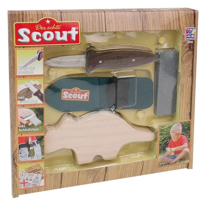 Happy People 19382 Echte Scout Schnitz-Set, Mehrgarbig