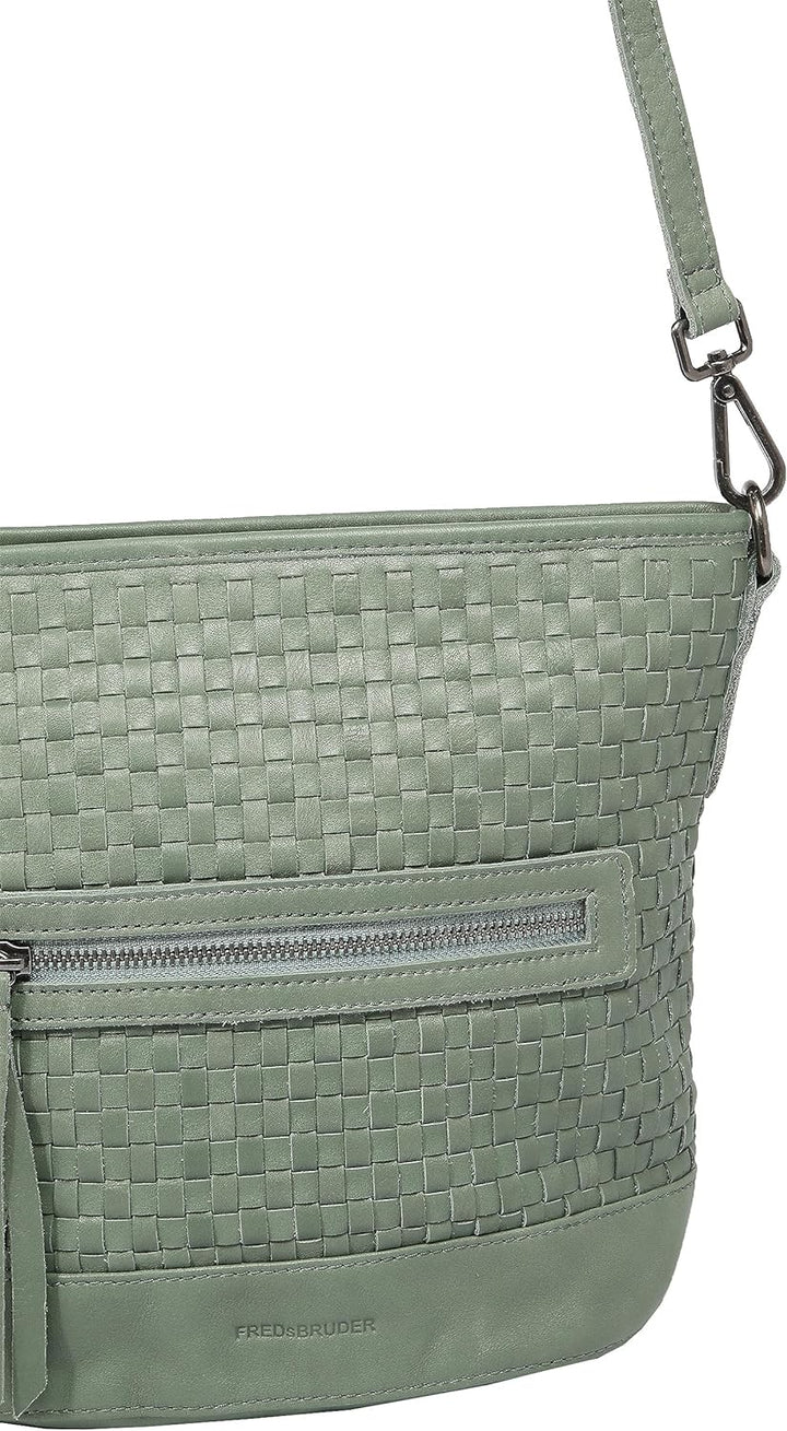 FREDsBRUDER Tasche Sunrise mit Label-Applikationen Einheitsgrösse Sea Green, Einheitsgrösse Sea Gree