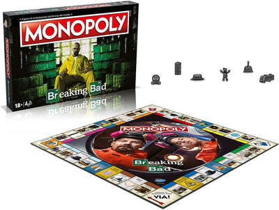 Hasbro Winning Moves — Breaking Bad, Monopoly, Brettspiel, italienische Ausgabe | Ab 18 Jahren, Spie