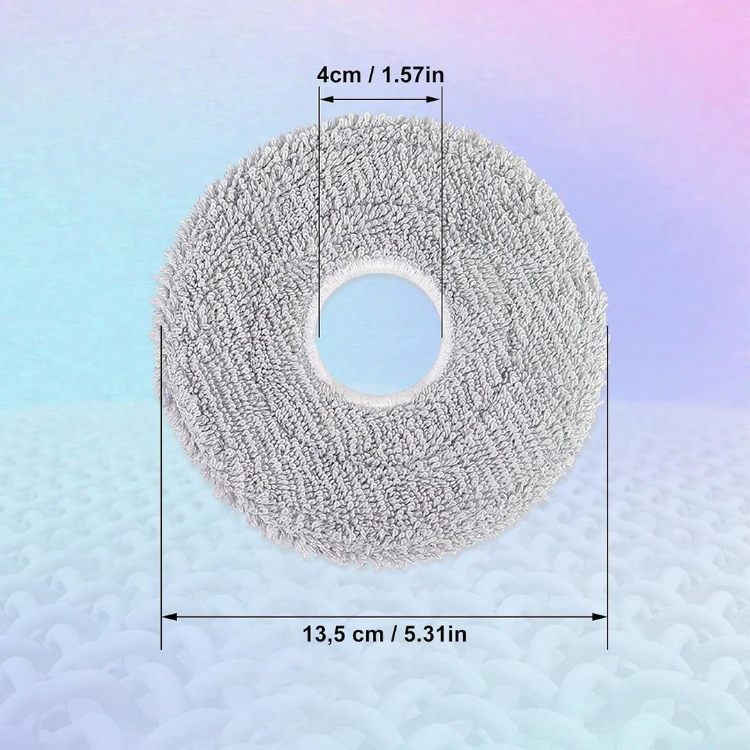 8 Stück Wischtücher für Dreame L10s/L10/L20/X40/L40/X50/L50 Pro Ultra, für Xiaomi X20 Pro/Max, für E
