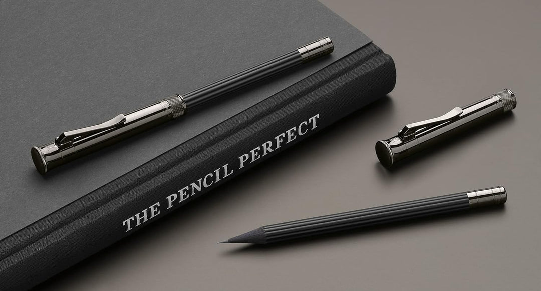Graf von Faber-Castell 118530 - Perfekter Bleistift mit Verlängerer, Spitzer und Radiergummi, Magnum