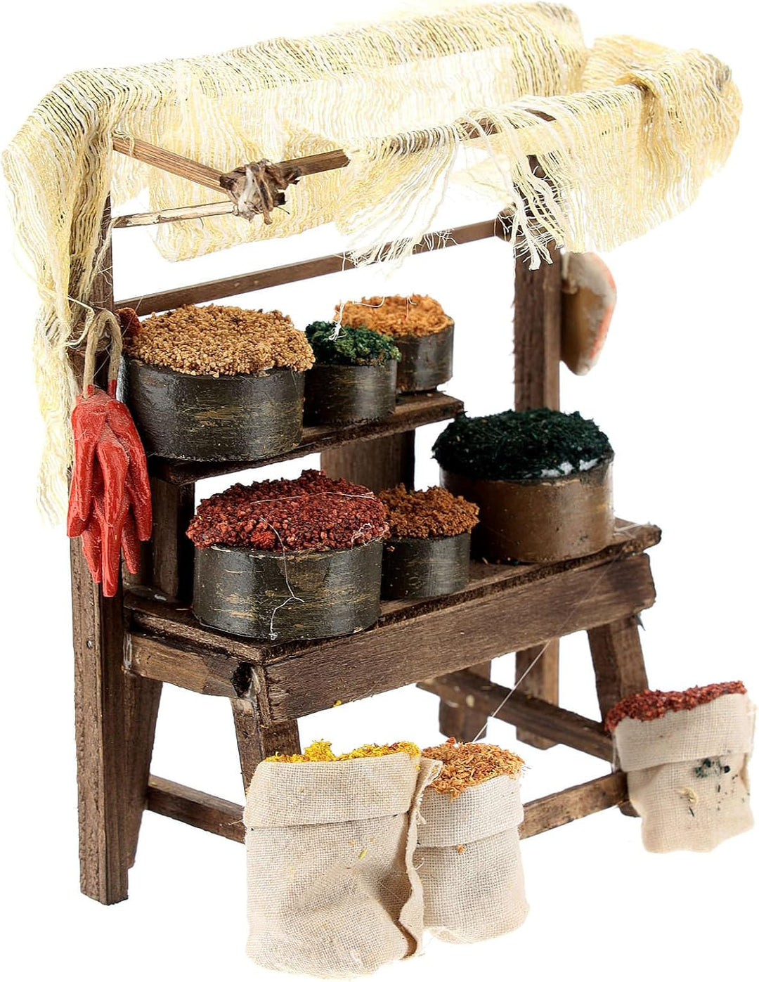 Holyart Marktstand orientalisch für neapolitanische Krippe, 6-8 cm
