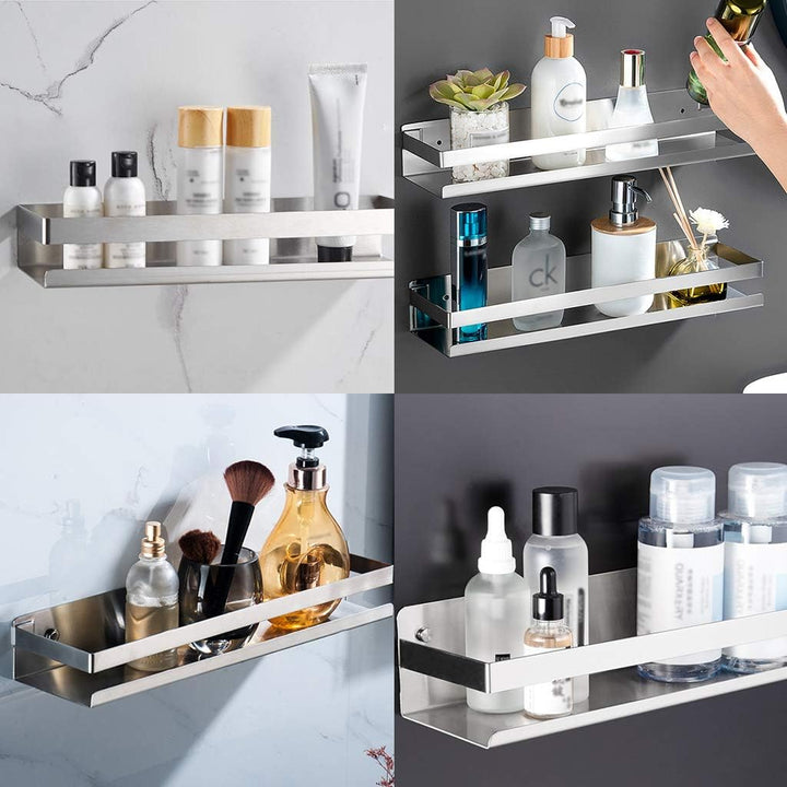 SUMNACON Duschablage Duschkorb Badregal rostfreier Edelstahl Regal für Wohnzimmer, Büro, Schlafzimme