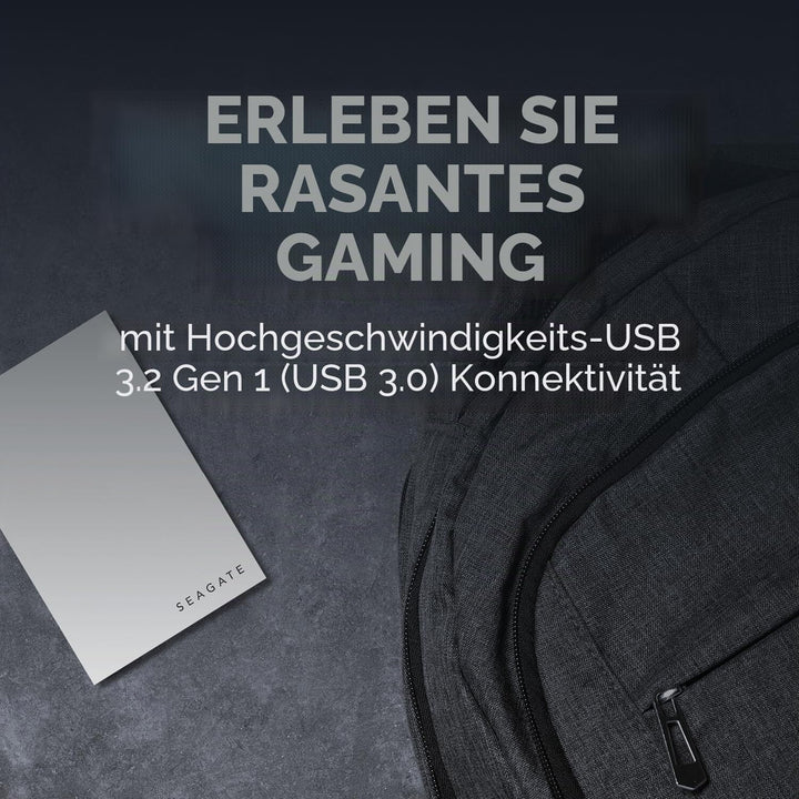 Seagate Game Drive STLV2000101 Externe Festplatte für PS5, 2 TB, USB 3.0, offizielles Lizenzprodukt,
