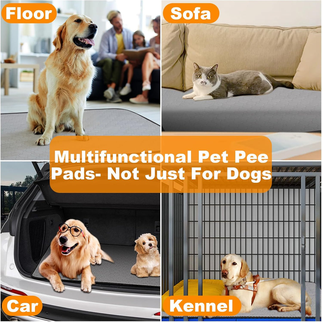 2 Stück waschbare Hunde Pee Pads wasserdichte Wiederverwendbare Pet Training Pads grosser Absorption