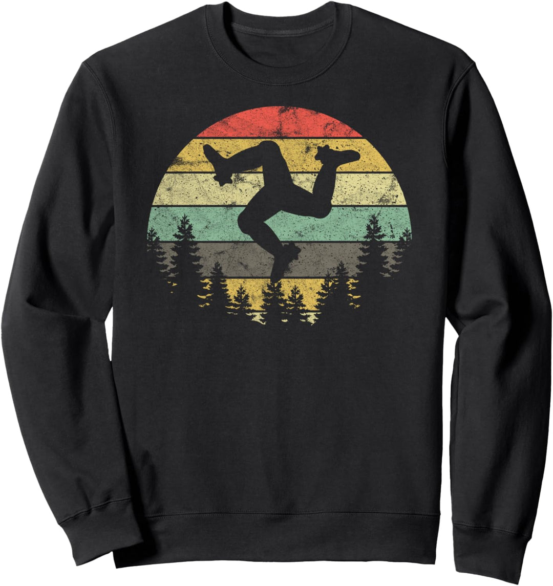 Manx 3 Legs Isle Of Man Vintage Sonnenuntergang Retro Sweatshirt