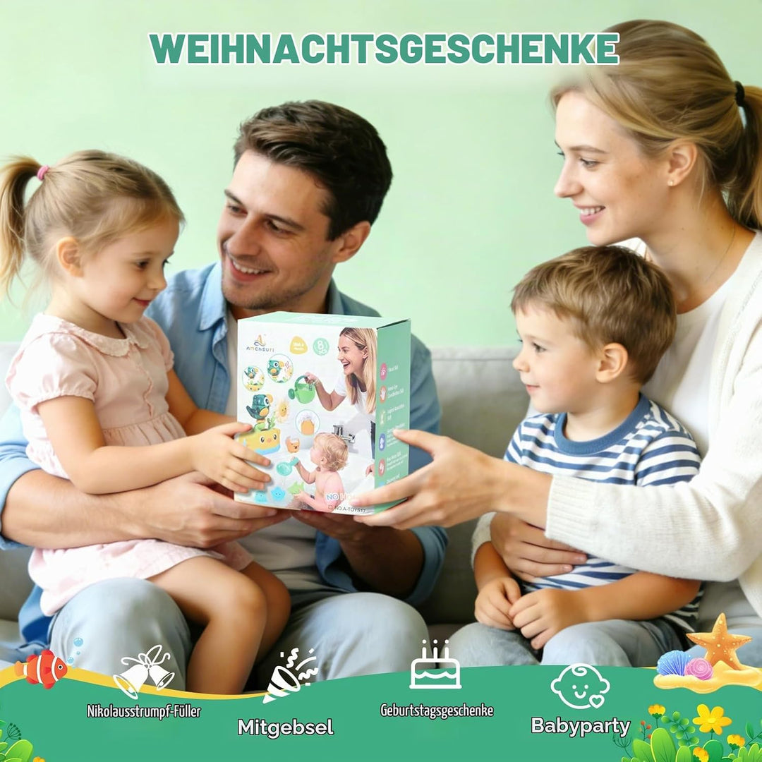 Badewannenspielzeug ab 1 2 3 4 Jahr, Badespielzeug ab 1 2 3 4 Jahr, Badespielzeug Baby ab 1 Jahr, Wa