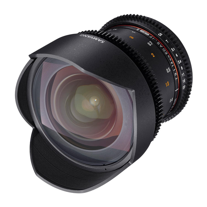 Samyang 14/3,1 Objektiv Video DSLR II Canon EF manueller Fokus Videoobjektiv 0,8 Zahnkranz Gear, Wei