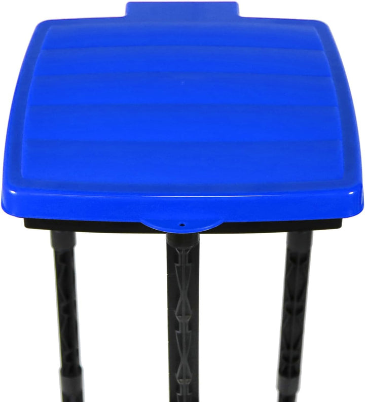 com-four® 3X Müllsackständer mit Deckel - in 3 möglichen Höhen aufbaubar - optimal für Heim, Garten,