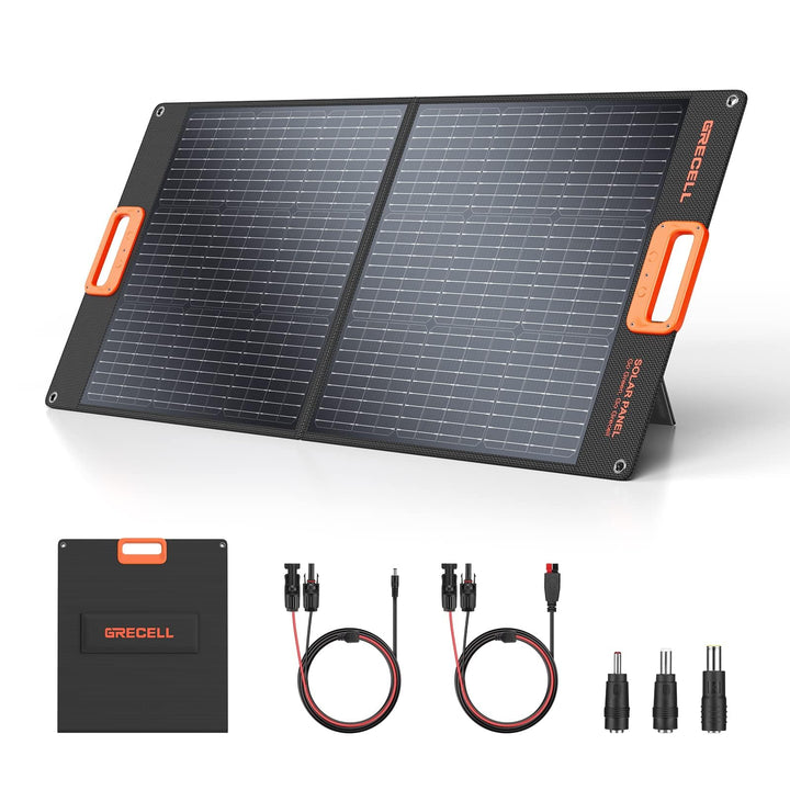 GRECELL 100 W Portable Solar Panel für Power Station Generator, 20 V Foldable Solar Panel Solar Lade