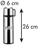 Tescoma Thermoskanne Edelstahl mit Tassendeckel 0.5 l, 0.5 L