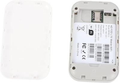 Dpofirs WLAN-Router, 4G LTE Tragbarer WLAN-Router, Mobiler Hotspot für Reisen, Büro, Zuhause, Schnel