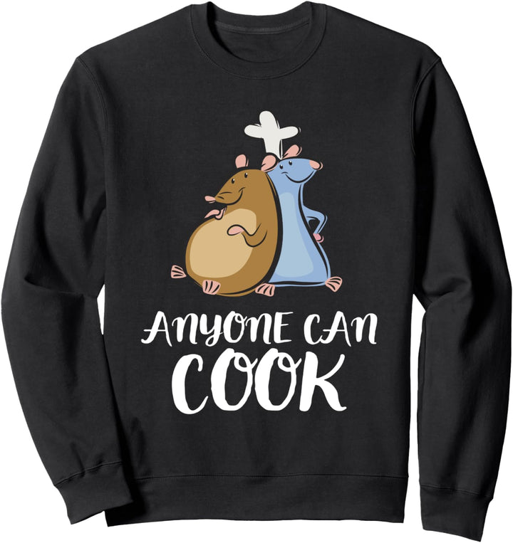 Disney Pixar Ratatouille Remy And Emile Anyone Can Cook Sweatshirt