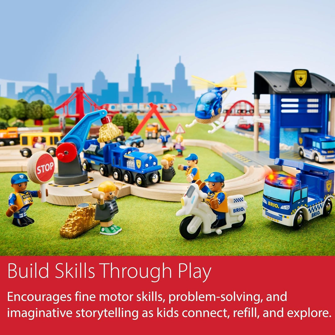 BRIO World 33674 - Signal Station - Zubehör Holzeisenbahn - Spielzeug ab 3 Jahren