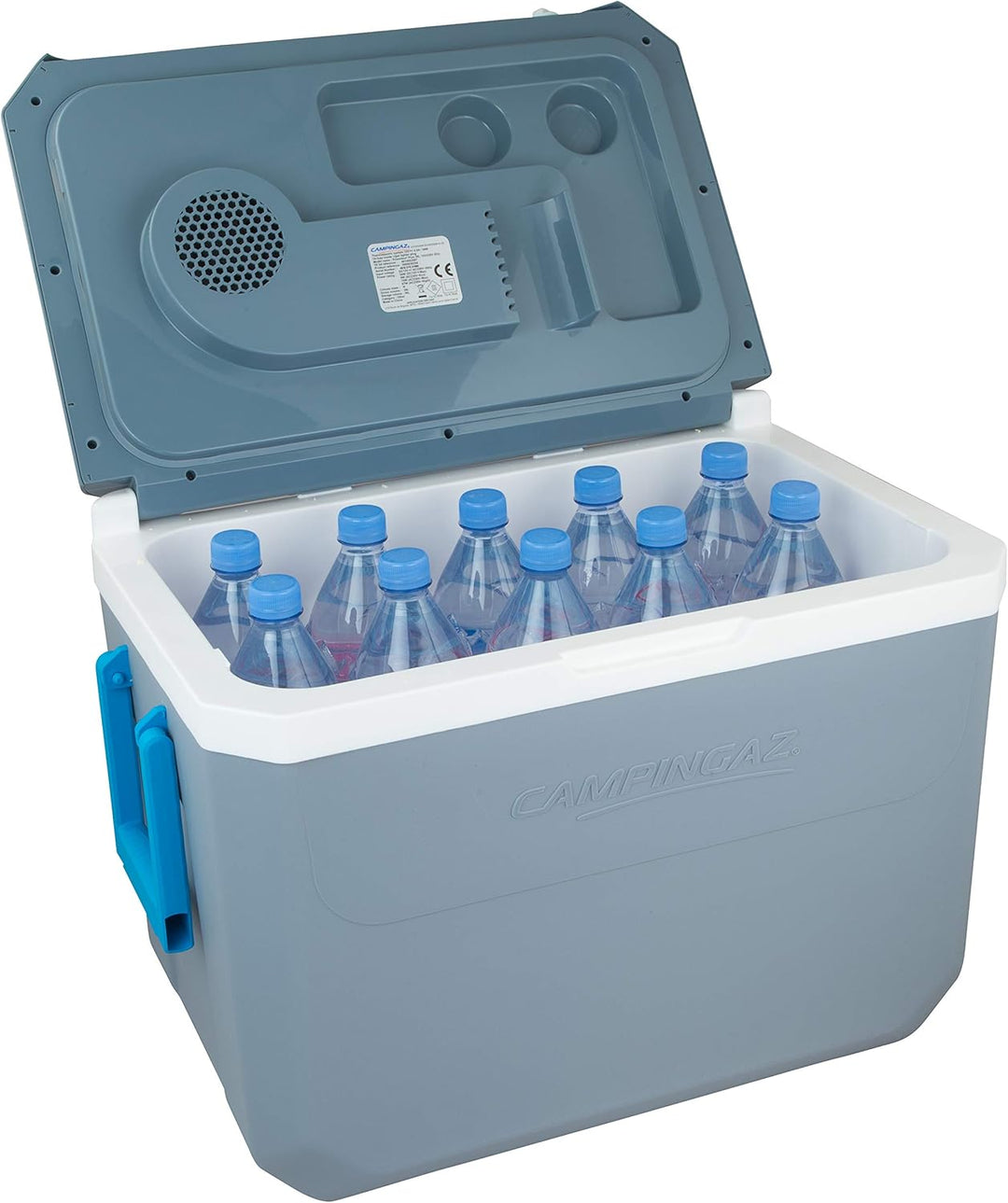 Campingaz Powerbox Plus Thermoelektrische 12V/230 V Kühlbox, Hochleistungs-Kühlbox Auto, mit UV Schu