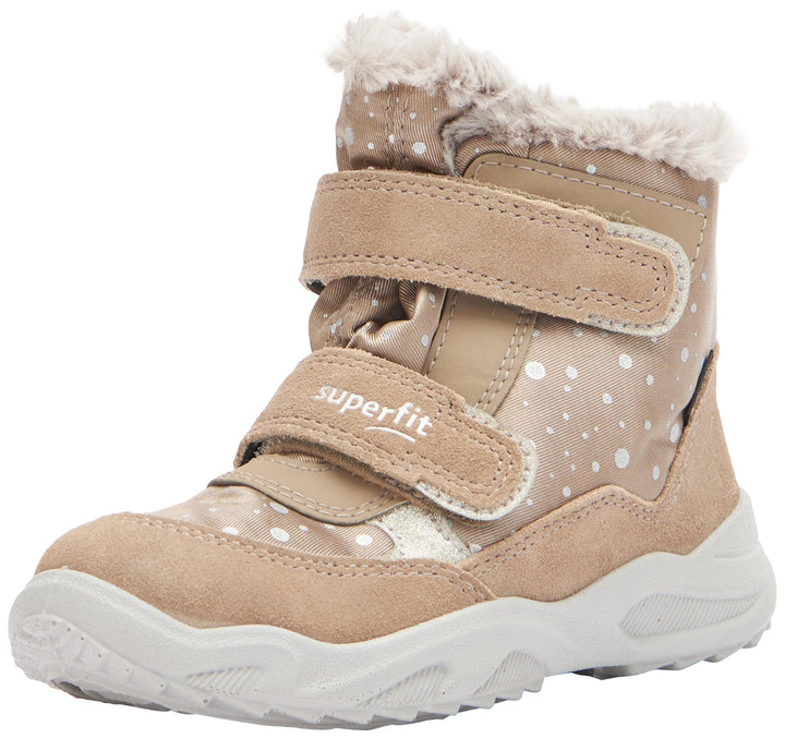 Superfit Mädchen Glacier Warm Gefütterte Gore-tex Schneestiefel 28 EU Weit Beige 4000, 28 EU Weit Be