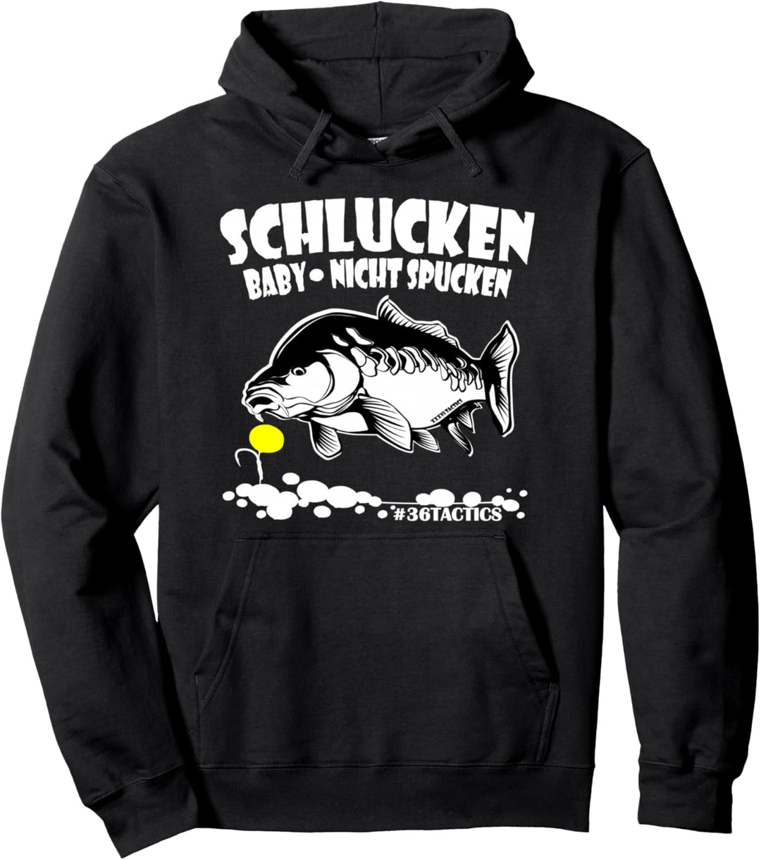 Bolie Schlucken Pop Up Karpfen Karpfenangler Kapuzenpullover Pullover Hoodie